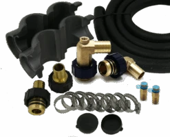 1" Hose Kit With Double O-ring Connections At Flow Center And Heat Pump