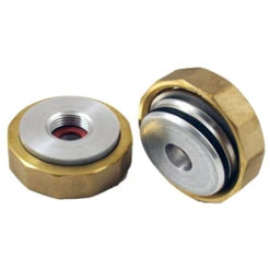 Flo-Link XL Double O-Ring X 1" Aluminum Female Garden Hose Adapters - Set Of 2