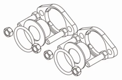 Flange Kit, UP15 And UP26 Pumps, 1-1/2" SWT