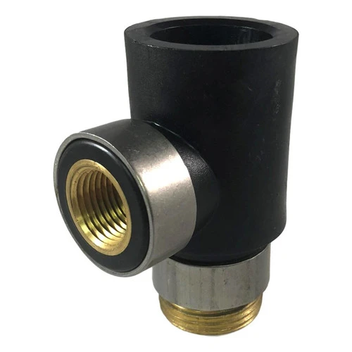 Socket Fusion Heat Pump Tee - 1" Fusion X 1" MPT H.P. X 1/2" FPT For P/T Plug 6 Socket Fusion Heat Pump Tee - 1" Fusion X 1" MPT H.P. X 1/2" FPT For P/T Plug - Image 4