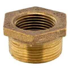 Bronze Threaded Hex Bushing 1-1/4" MPT X 1" FPT -Tool Gear Shop BTB65 3 98709.1677857495