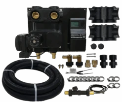 FL Panel Mount Pressurized 1 Pump Variable Speed Flow Center - Grundfos UPMXL Pump - Temp & Flow Controller