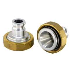 Flo-Link XL Double O-Ring X 1" Aluminum CAM Adapters - Set Of 2