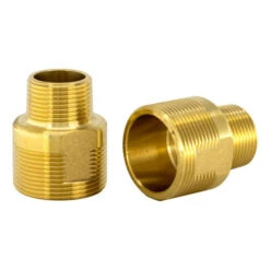 Flo-Link Female X 1" MPT Brass Adapters -- Set Of 2