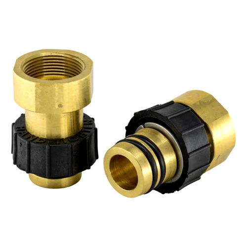 Flo-Link Double O-Ring X 1-1/4" Brass FPT Adapters -- Set Of 2 3 Flo-Link Double O-Ring X 1-1/4" Brass FPT Adapters -- Set Of 2