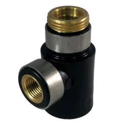 Socket Fusion Heat Pump Tee - 1" Fusion X 1" MPT H.P. X 1/2" FPT For P/T Plug