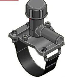 3" X 1-1/4" Electrofusion Tee With Butt Fusion Branch