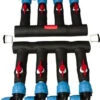 PVC Compression Manifold - Angle Header - 1-1/4" PVC Inlet X (4) 3/4" PE Outlets -Tool Gear Shop alm64a4 p300 dbl 1 06780.1513888080